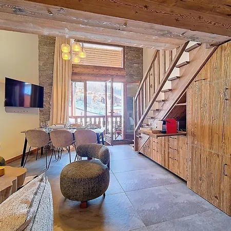 Apartamento Duplex Lumineux Au Pied Des Pistes Avec Balcon, 6 Personnes Saint-Martin-de-Belleville